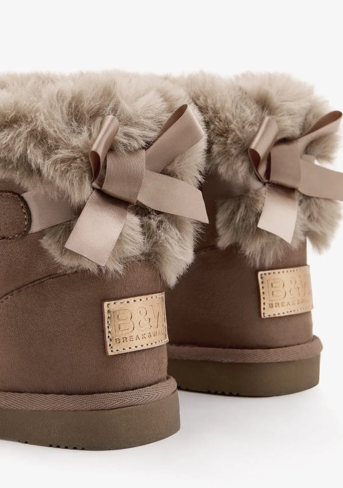 Conguitos Botas Australianas Lazo Pelo Water Repellent Taupe B&W^ Botas Australianas|Botas Australianas