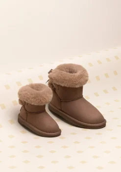 Conguitos Botas Australianas Lazo Pelo Water Repellent Taupe B&W^ Botas Australianas|Botas Australianas