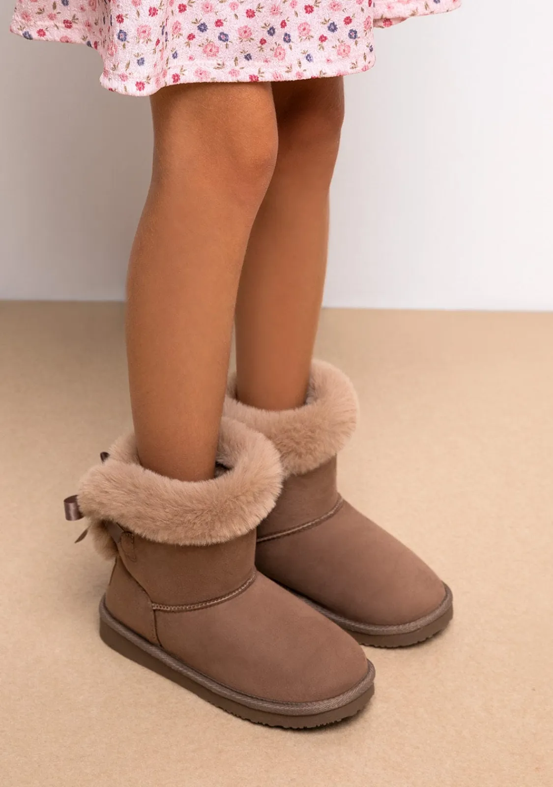 Conguitos Botas Australianas Lazo Pelo Water Repellent Taupe B&W^ Botas Australianas|Botas Australianas