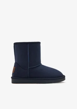 Conguitos Botas Australianas Logo Water Repellent Marino B&W^ Botas Australianas|Botas Australianas