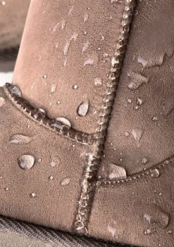 Conguitos Botas Australianas Logo Water Repellent Taupe B&W^ Botas Australianas|Botas Australianas
