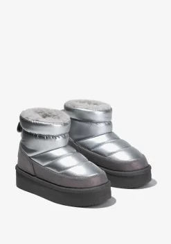 Conguitos Botas Australianas Metalizado Plata B&W^ Botas Australianas|Botas Australianas
