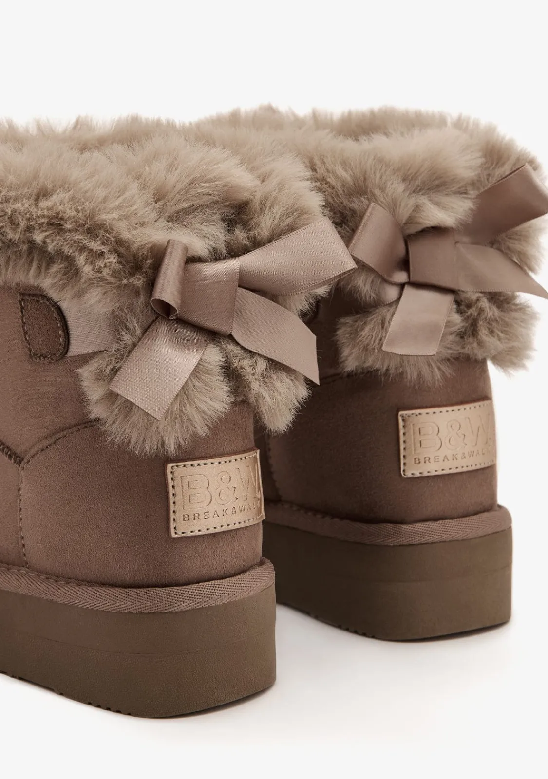Conguitos Botas Australianas Pelo Water Repellent Taupe B&W^ Botas Australianas|Botas Australianas