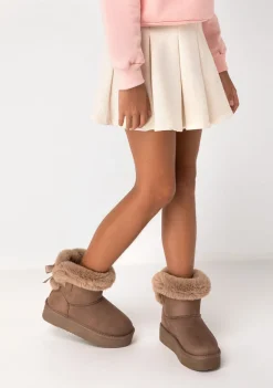 Conguitos Botas Australianas Pelo Water Repellent Taupe B&W^ Botas Australianas|Botas Australianas