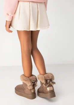 Conguitos Botas Australianas Pelo Water Repellent Taupe B&W^ Botas Australianas|Botas Australianas