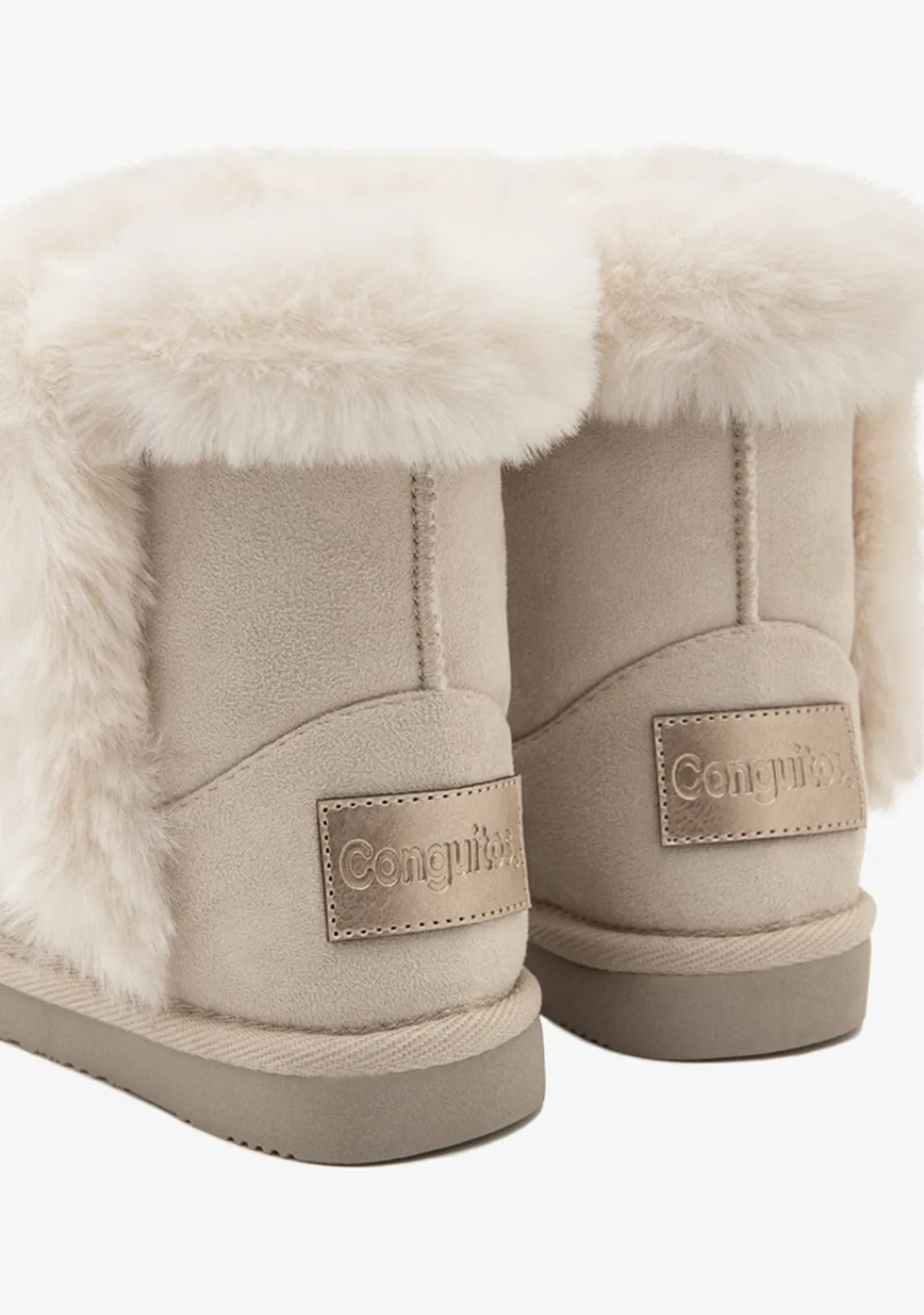 Conguitos Botas Australianas Pelo Water Repellent Beige^ Botas Australianas|Botas