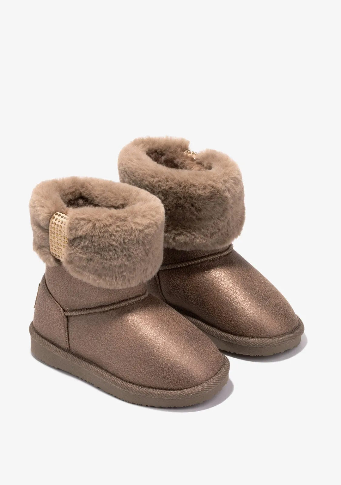 Conguitos Botas Australianas Strass Pelo Bronce B&W^ Botas Australianas|Botas Australianas