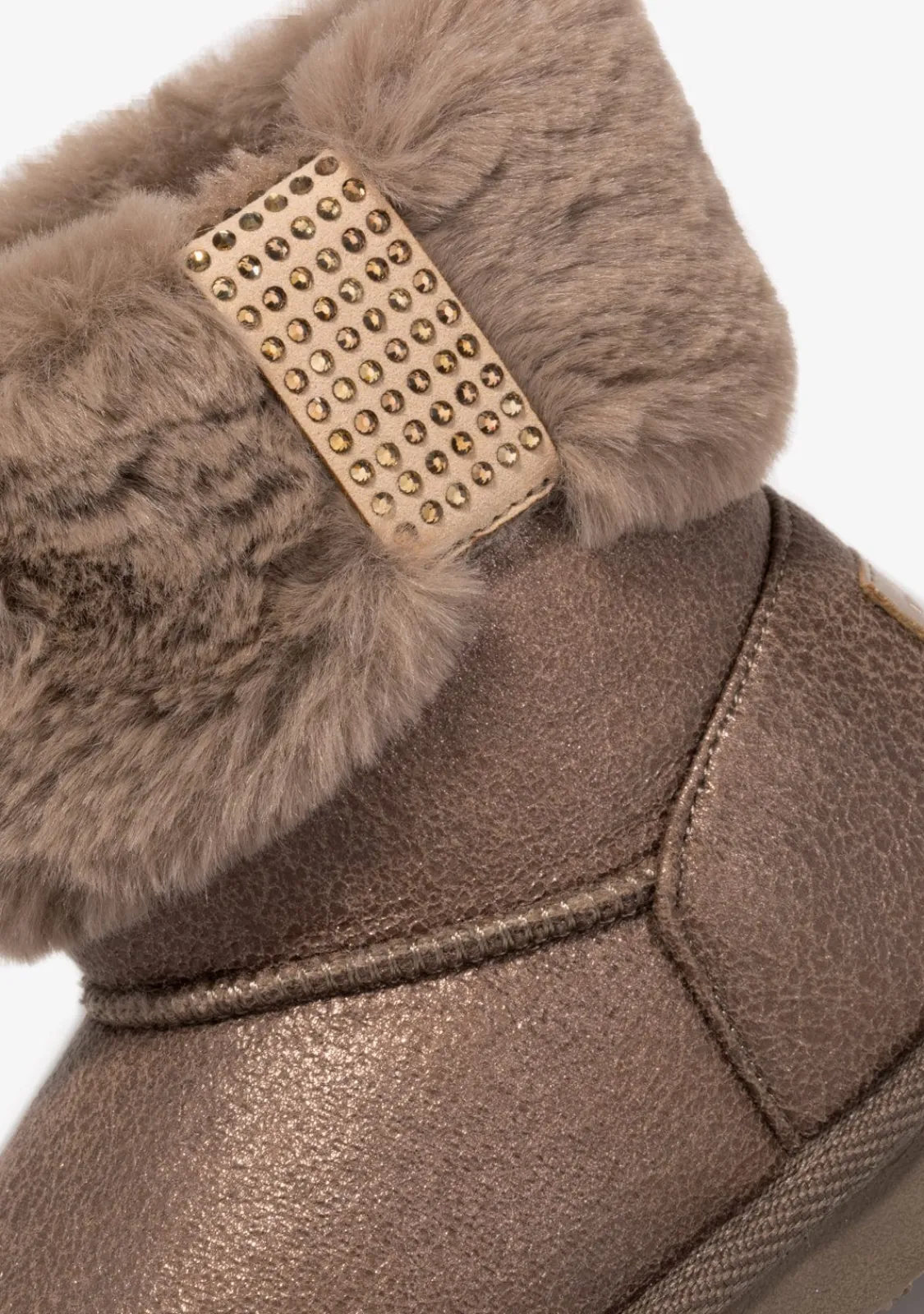 Conguitos Botas Australianas Strass Pelo Bronce B&W^ Botas Australianas|Botas Australianas