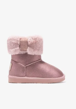 Conguitos Botas Australianas Strass Pelo Rosa B&W^ Botas Australianas|Botas Australianas