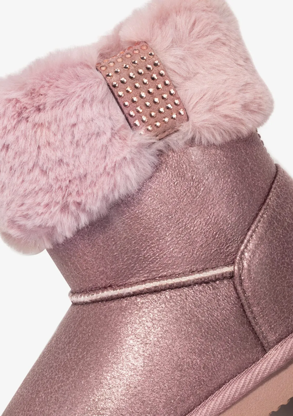 Conguitos Botas Australianas Strass Pelo Rosa B&W^ Botas Australianas|Botas Australianas