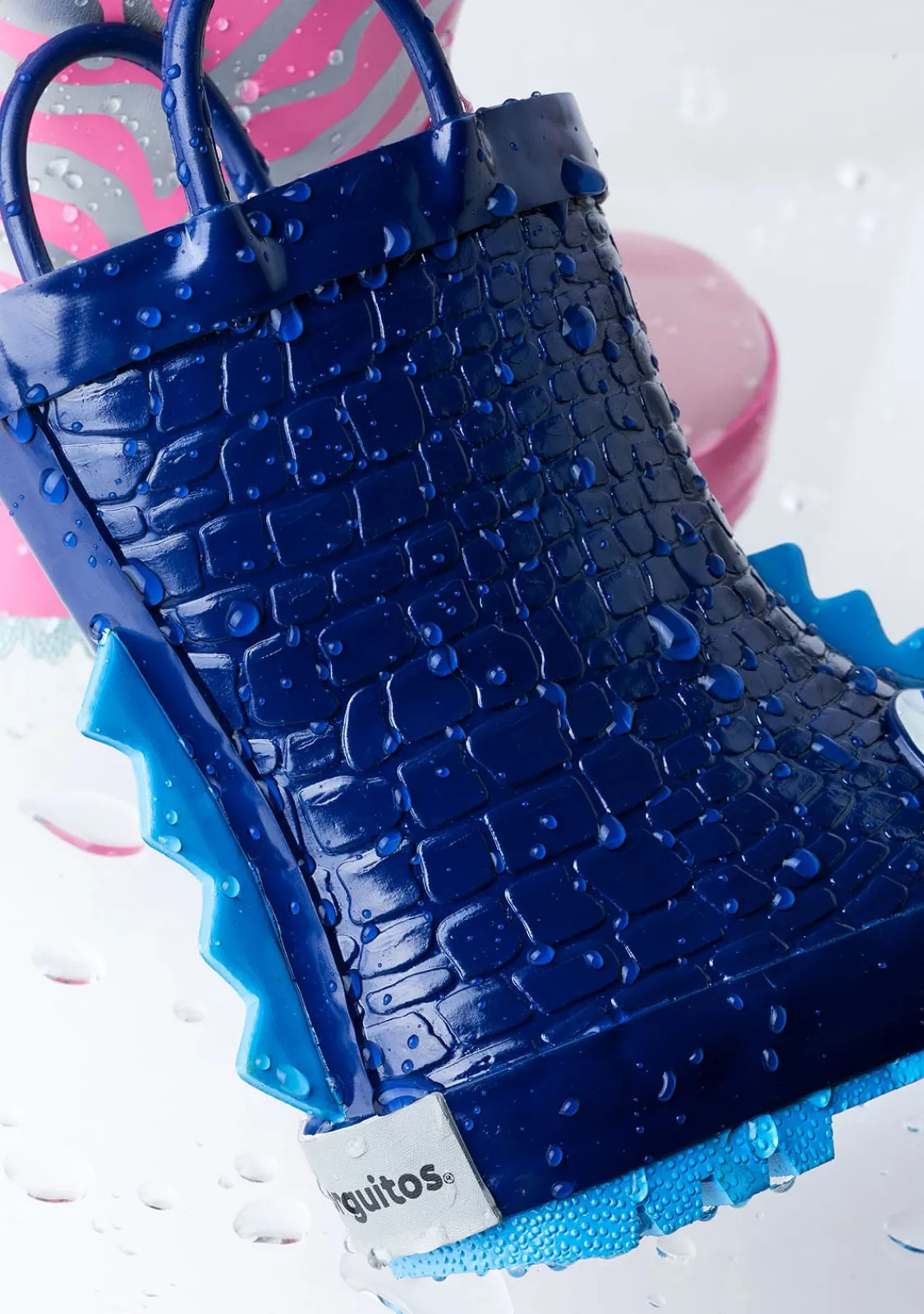 Conguitos Botas De Agua Dinosaurios Azul De Goma^ Botas De Agua|Botas De Agua