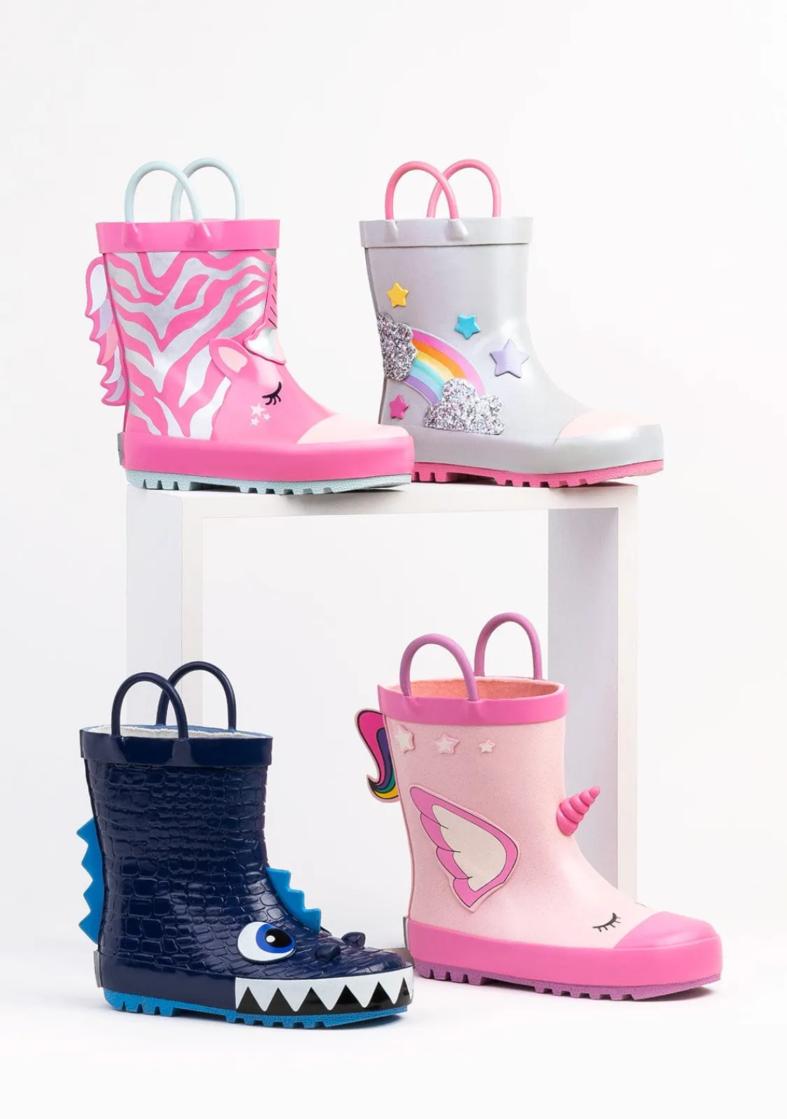 Conguitos Botas De Agua Dinosaurios Azul De Goma^ Botas De Agua|Botas De Agua