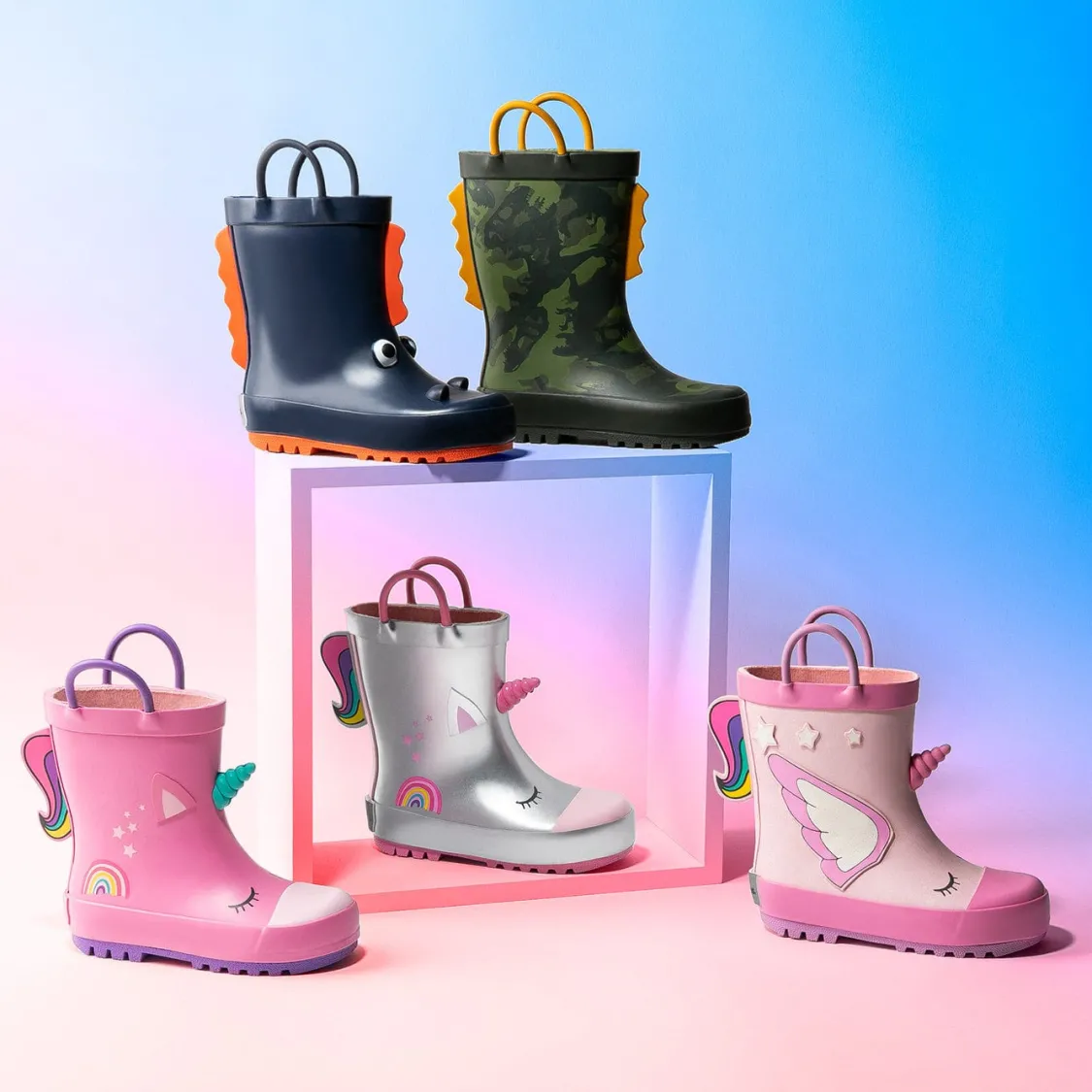 Conguitos Botas De Agua Goma Unicornio^ Botas De Agua|Botas De Agua