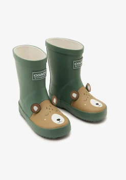 Conguitos Botas De Agua Osito Caqui^ Botas|Botas De Agua