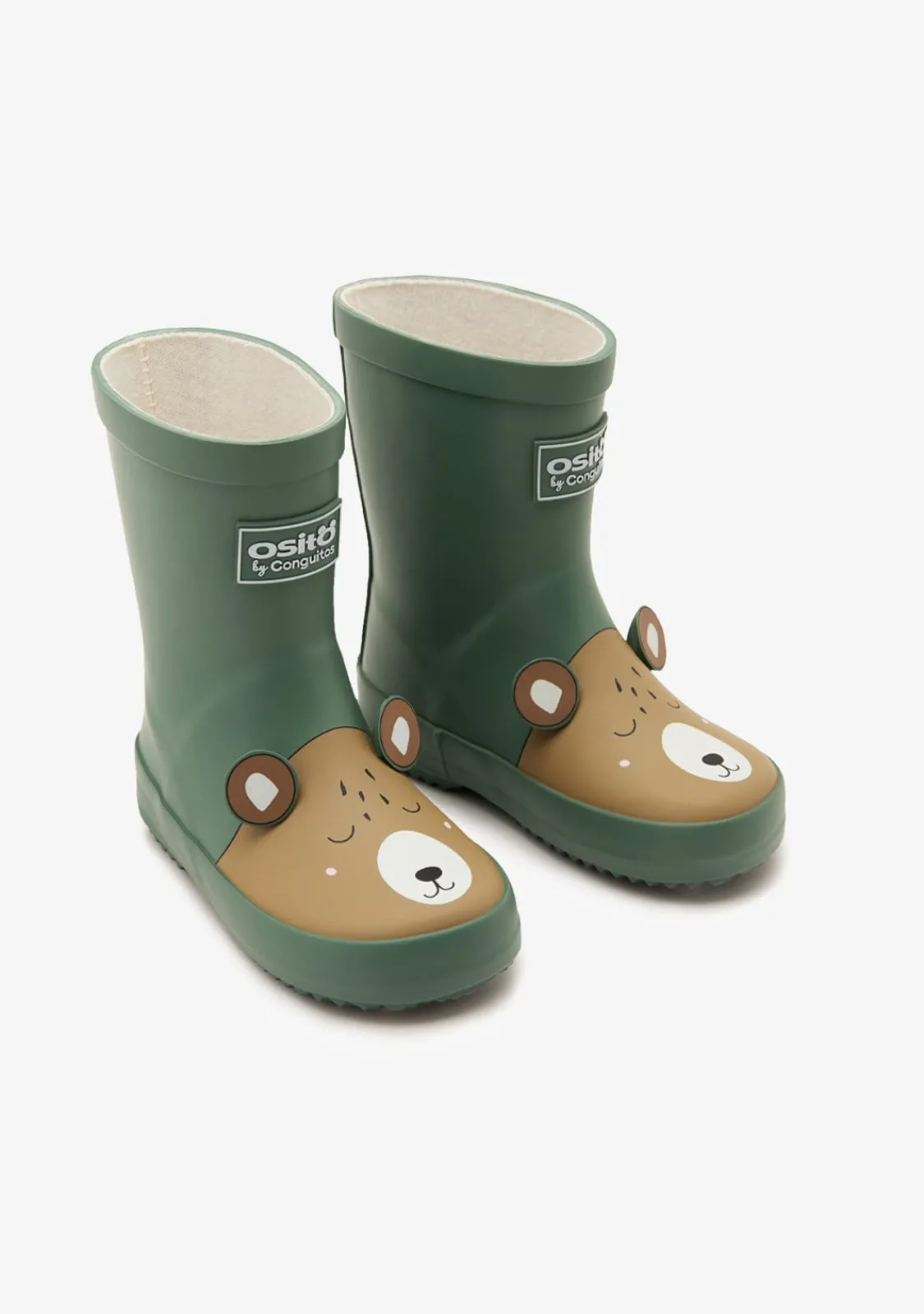 Conguitos Botas De Agua Osito Caqui^ Botas|Botas De Agua