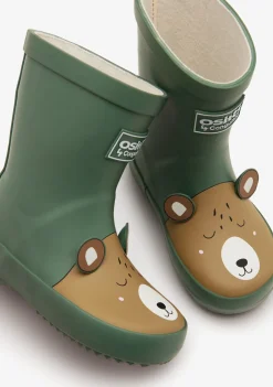 Conguitos Botas De Agua Osito Caqui^ Botas|Botas De Agua