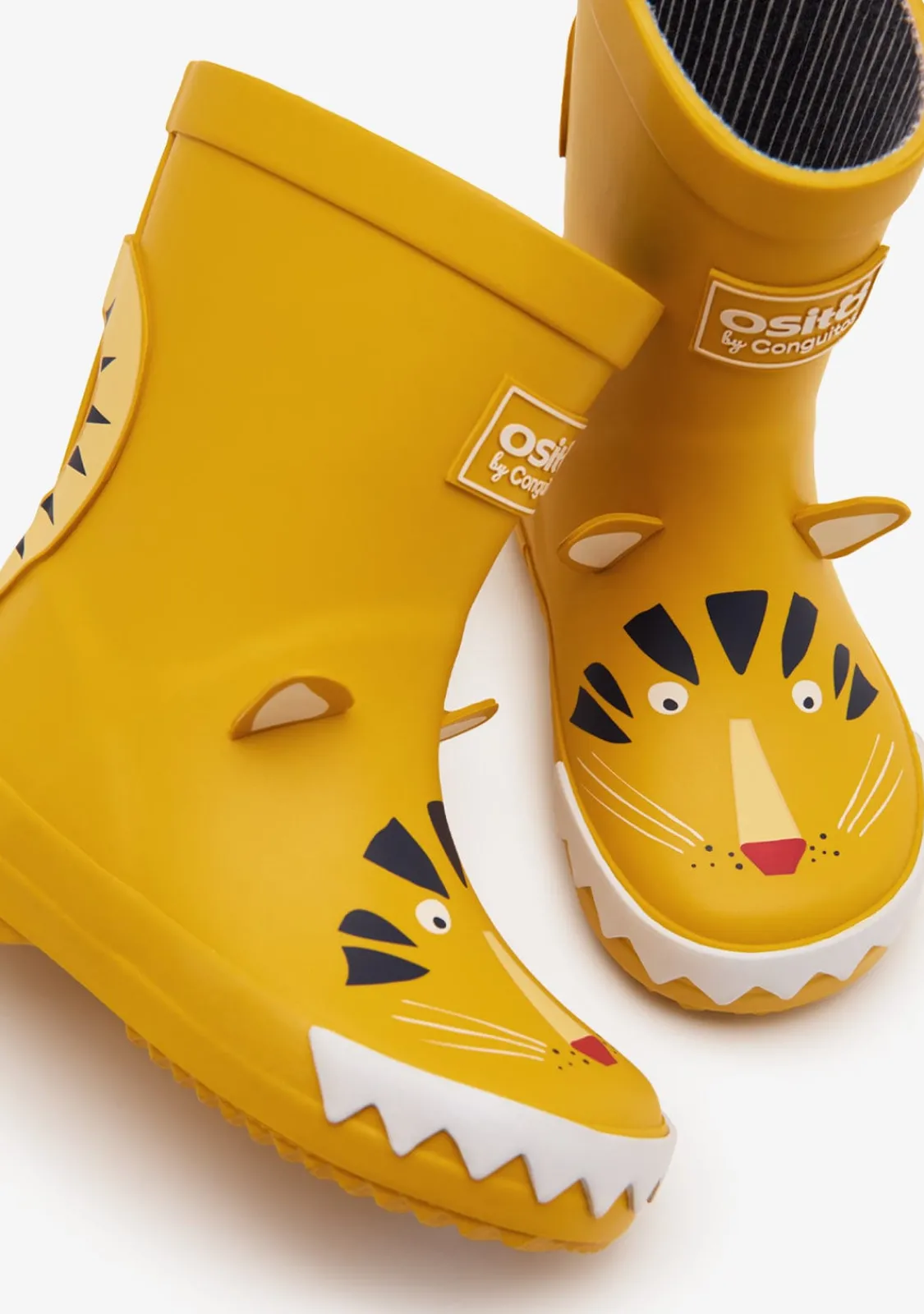 Conguitos Botas De Agua Tigre Amarillo^ Botas|Botas De Agua