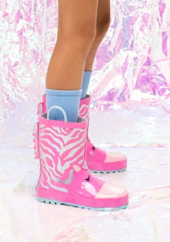 Conguitos Botas De Agua Unicornio Rosa De Goma^ Botas De Agua|Botas De Agua