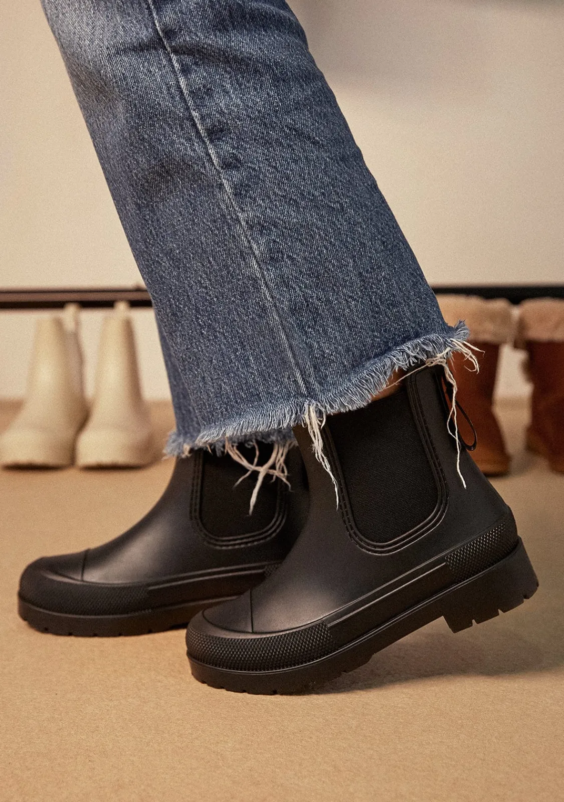 Conguitos Botas De Agua Unisex Negro B&W^ Botas|Botas De Agua