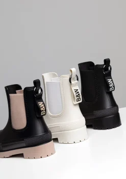 Conguitos Botas De Agua Unisex Negro B&W^ Botas|Botas De Agua