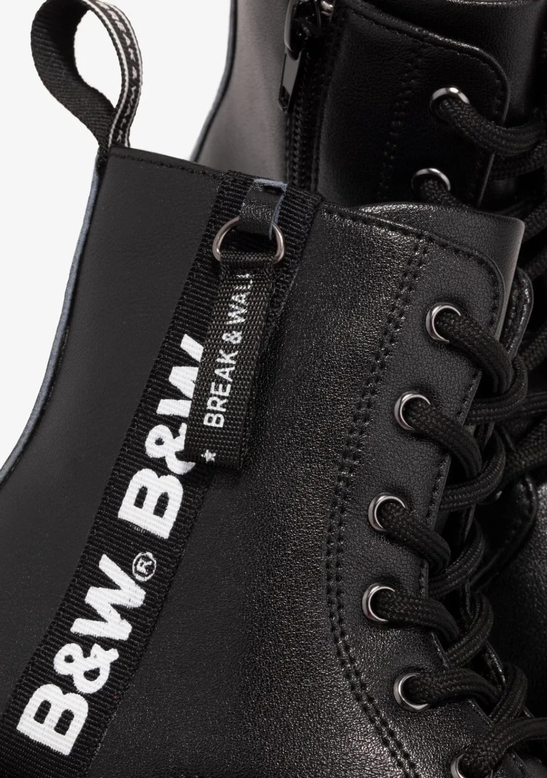 Conguitos Botas De Niña Militares Logo Negro B&W^ Botas|Botas