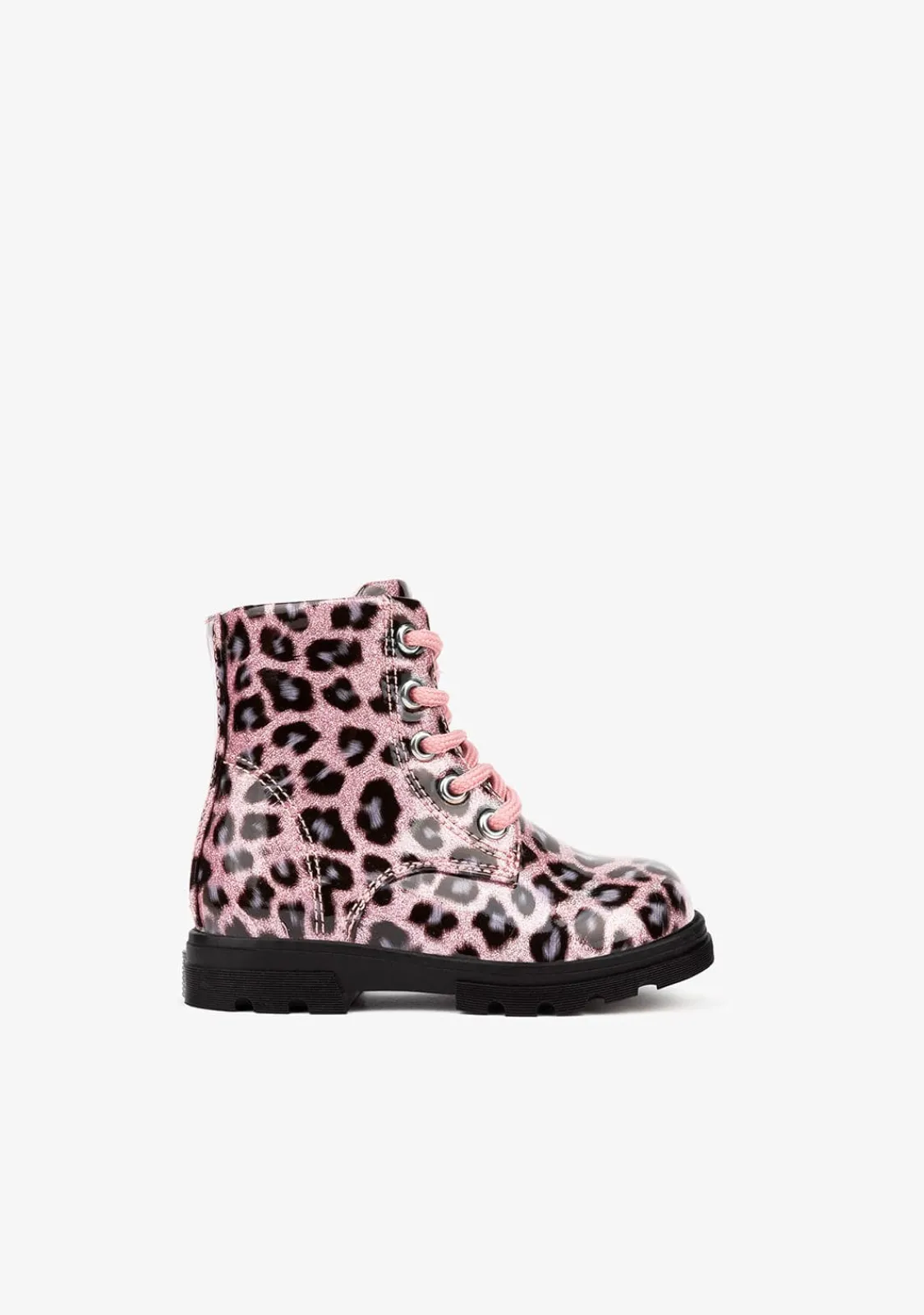 Conguitos Botas Militares De Bebé Leopardo Rosa^ Botas|Botas