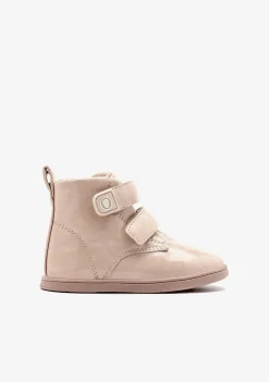 Conguitos Botas Respetuosas Charol Beige^ Primeros Pasos - Respetuoso|Botas