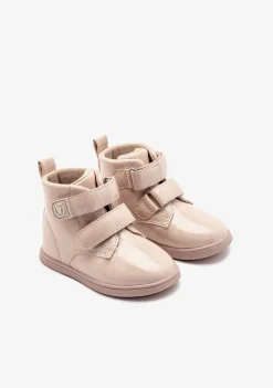 Conguitos Botas Respetuosas Charol Beige^ Primeros Pasos - Respetuoso|Botas