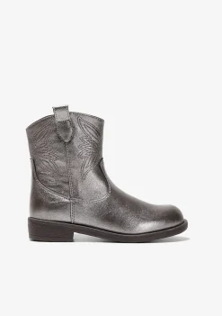 Conguitos Botines De Niña Cowboy Plomo^ Botas