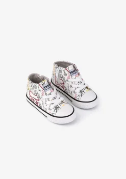 Conguitos Botín De Bebé Napa Graffiti^ Zapatillas|Zapatillas