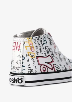 Conguitos Botín De Bebé Napa Graffiti^ Zapatillas|Zapatillas