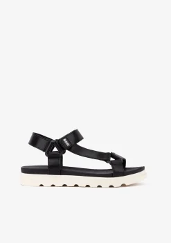 Conguitos B&W Sandalias De Niña Napa Negro^ Sandalias|Sandalias