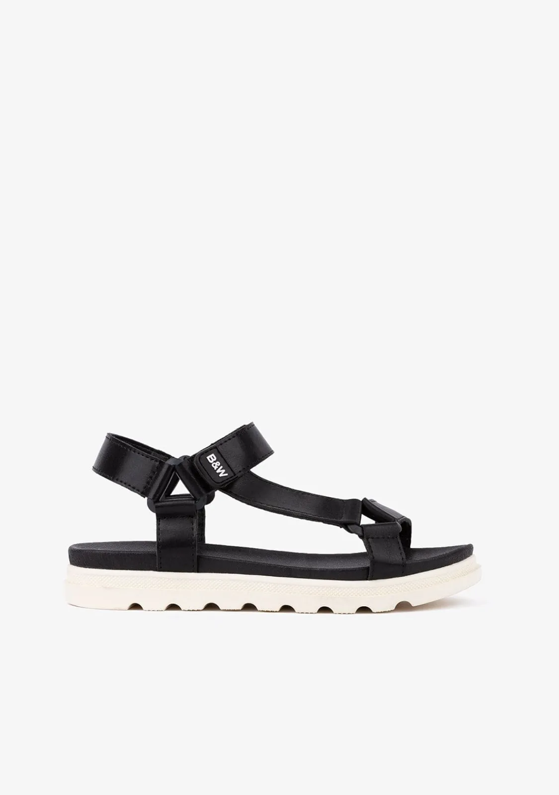 Conguitos B&W Sandalias De Niña Napa Negro^ Sandalias|Sandalias
