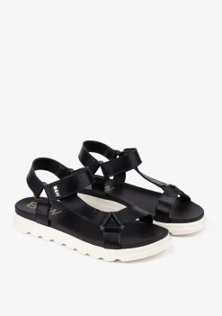 Conguitos B&W Sandalias De Niña Napa Negro^ Sandalias|Sandalias