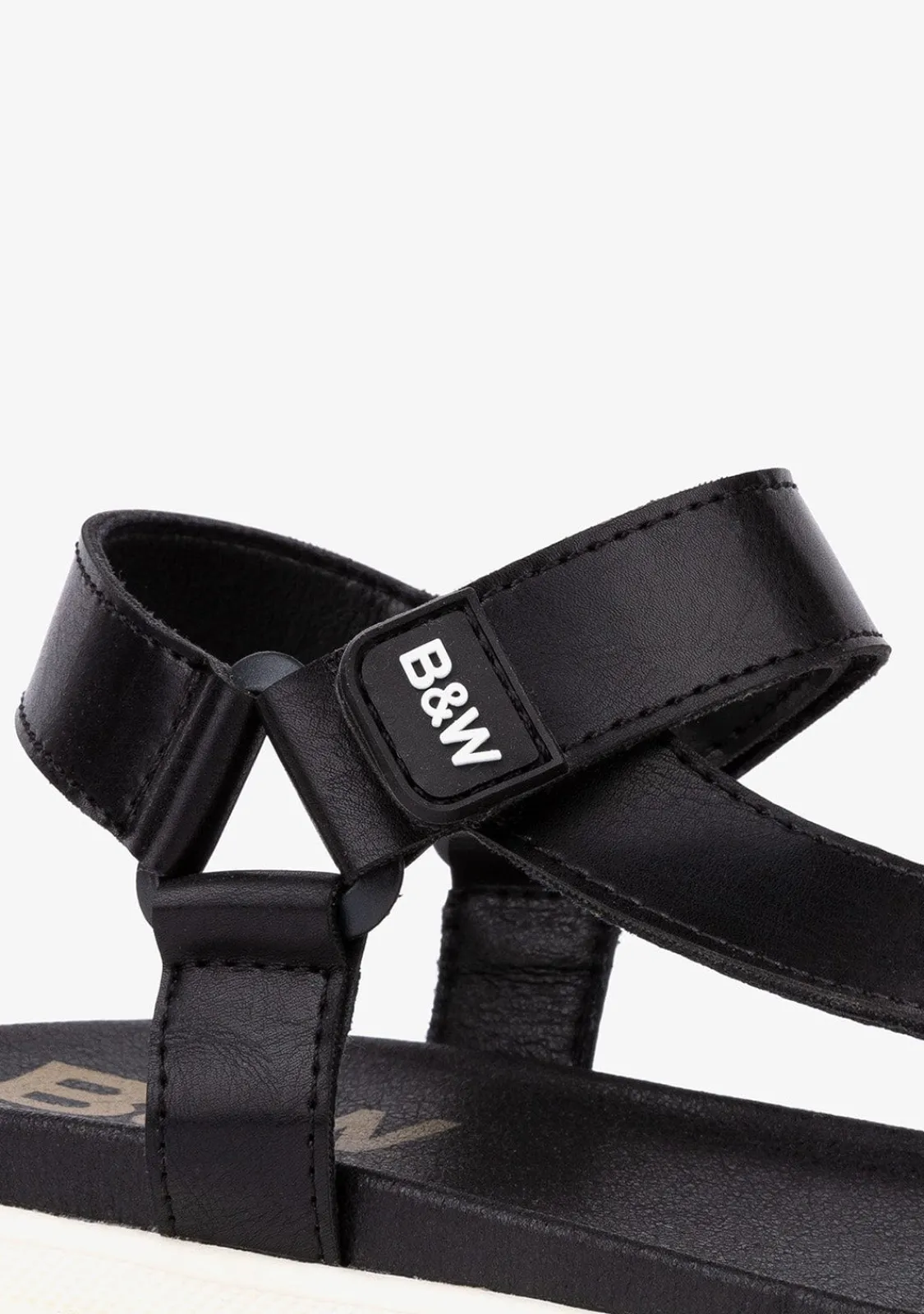 Conguitos B&W Sandalias De Niña Napa Negro^ Sandalias|Sandalias