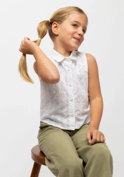 Conguitos Camisa De Niña Troquelada Blanco^ Camisetas