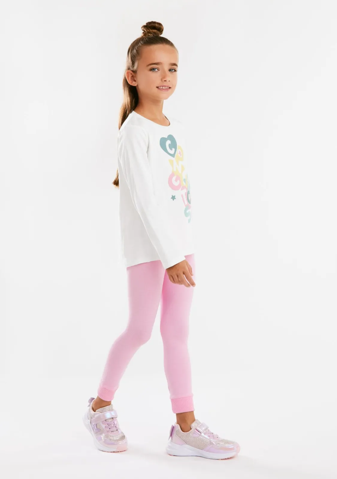 Conguitos Camiseta Blanca Formas Multicolor^ Camisetas|Camisetas Manga Larga