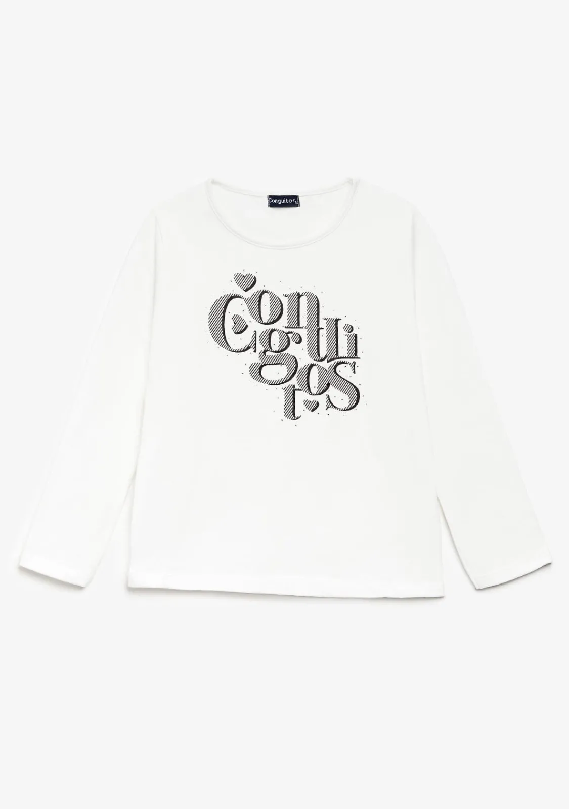Conguitos Camiseta Blanco Roto^ Camisetas|Camisetas Manga Larga