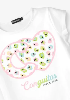 Conguitos Camiseta Leopardo Multicolor^ Camisetas
