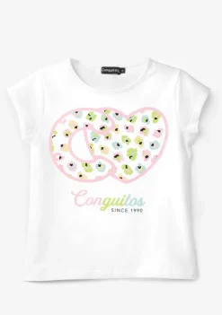 Conguitos Camiseta Leopardo Multicolor^ Camisetas