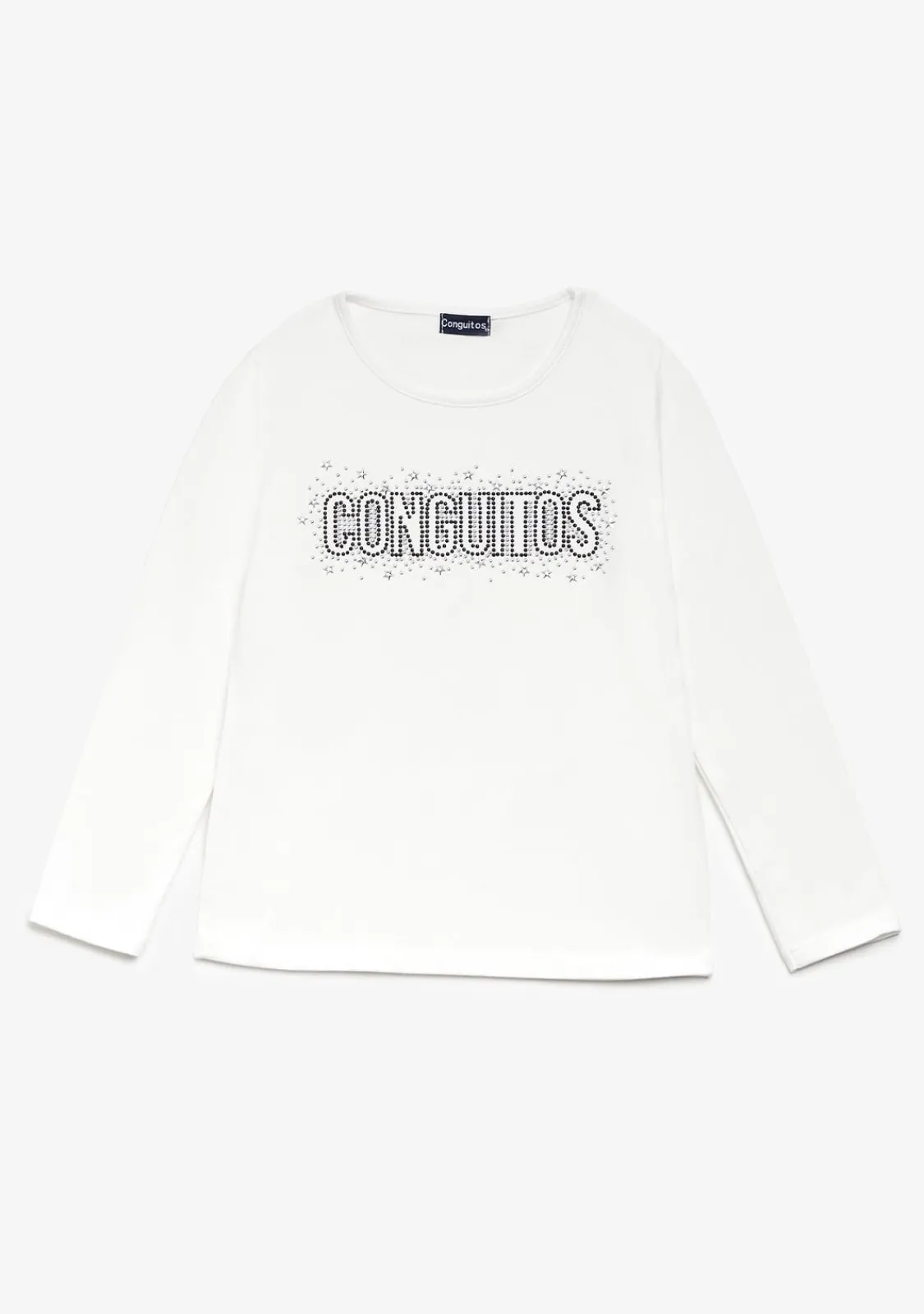 Conguitos Camiseta Strass Blanco^ Camisetas|Camisetas Manga Larga