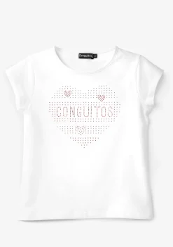Conguitos Camiseta Corazón Blanco^ Camisetas