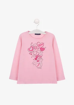 Conguitos Camiseta De Niña Con Luz Caja Rosa^ Camisetas|Camisetas Manga Larga