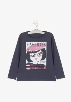 Conguitos Camiseta De Niña Fashion Marengo^ Camisetas|Camisetas Manga Larga