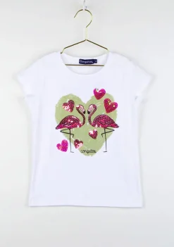 Conguitos Camiseta De Niña Flamenco Lentejuelas^ Camisetas