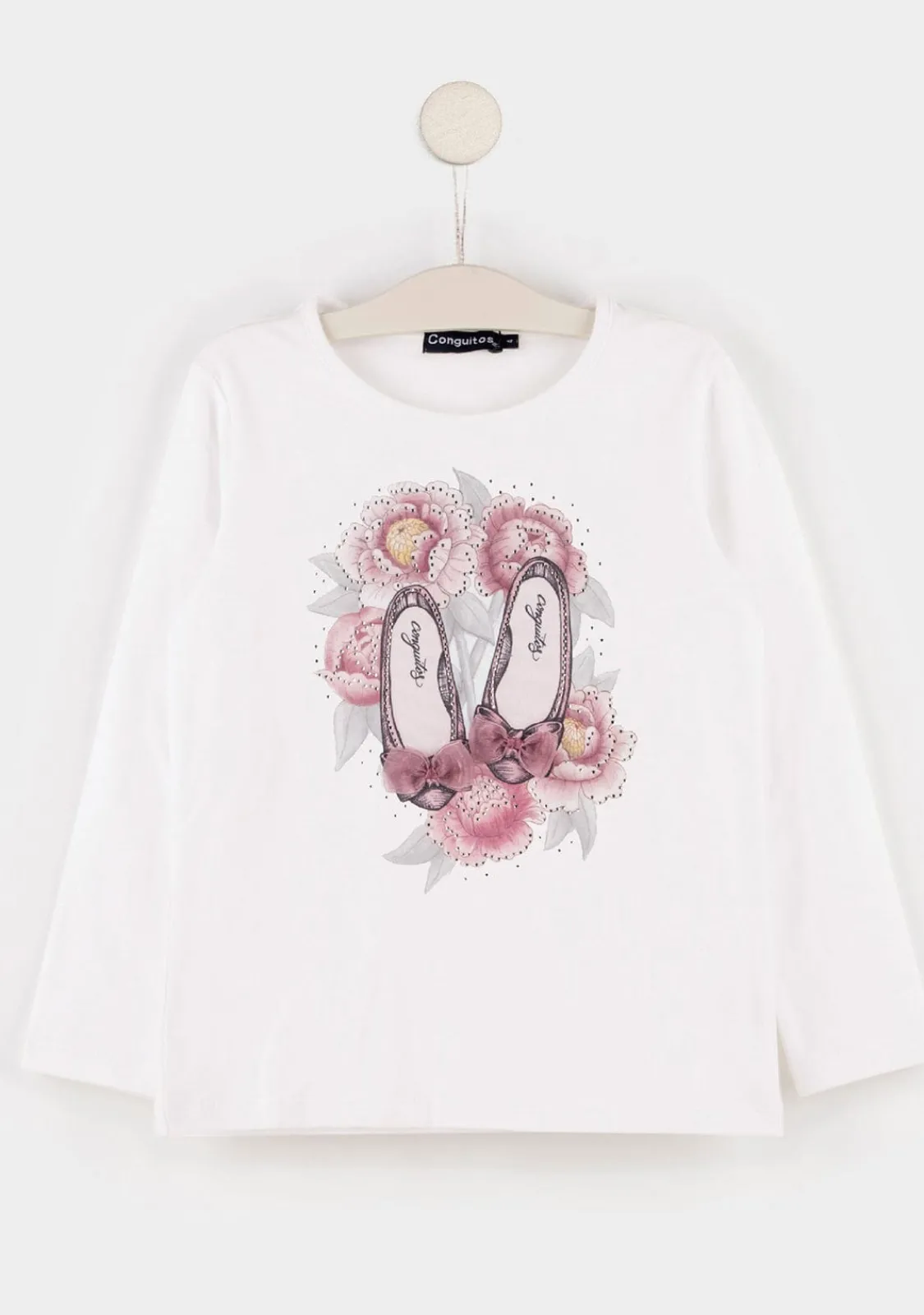 Conguitos Camiseta Niña Algodón Bailarinas^ Camisetas|Camisetas Manga Larga