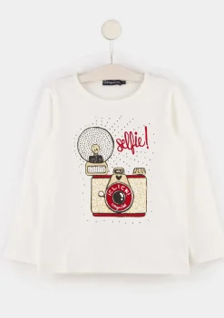 Conguitos Camiseta Niña Algodón Cámara^ Camisetas|Camisetas Manga Larga