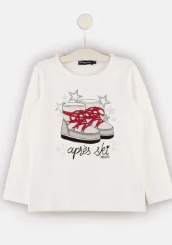 Conguitos Camiseta Niña Botas Australianas^ Camisetas|Camisetas Manga Larga