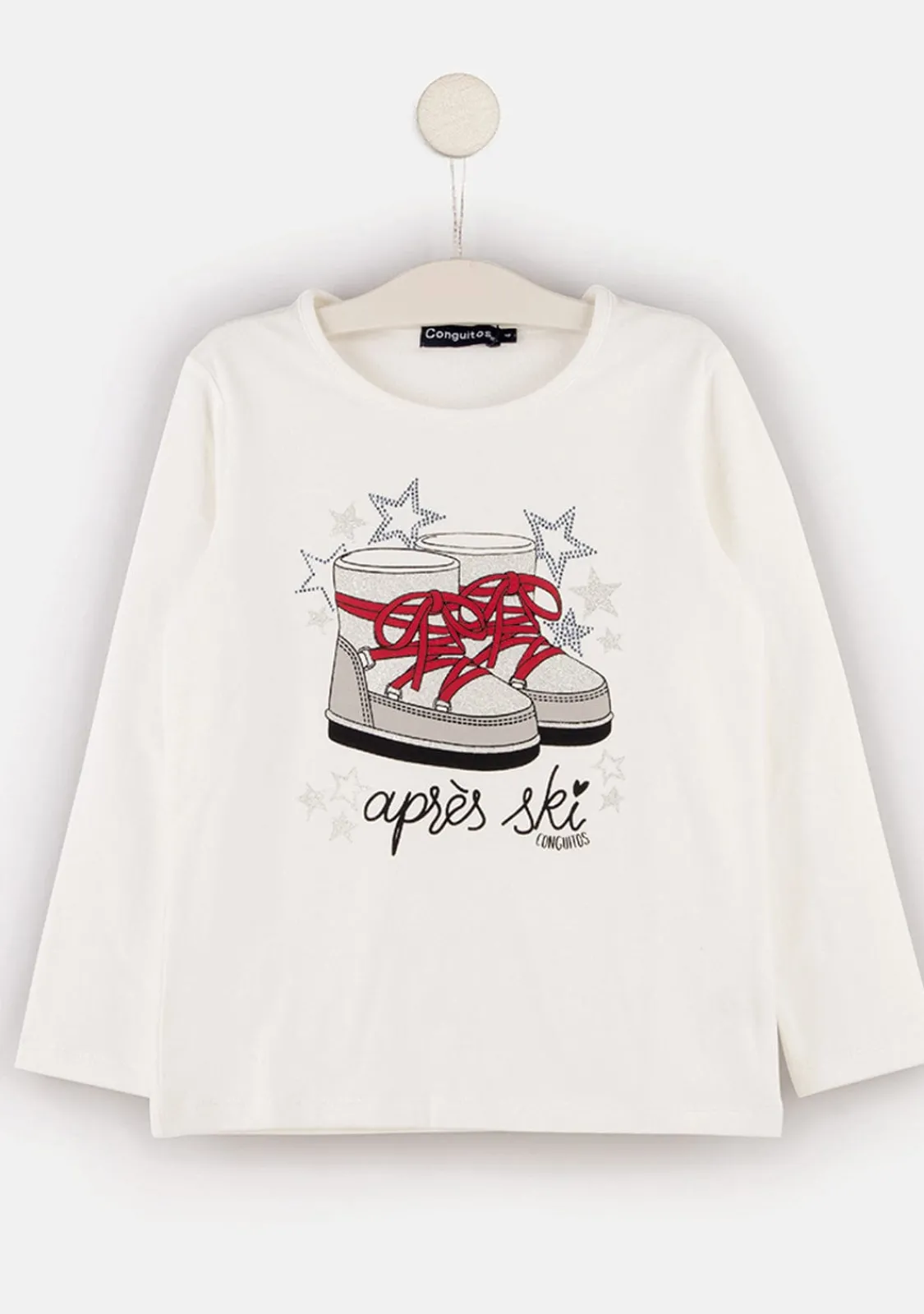 Conguitos Camiseta Niña Botas Australianas^ Camisetas|Camisetas Manga Larga