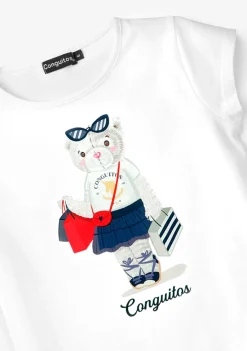 Conguitos Camiseta Oso Blanco^ Camisetas